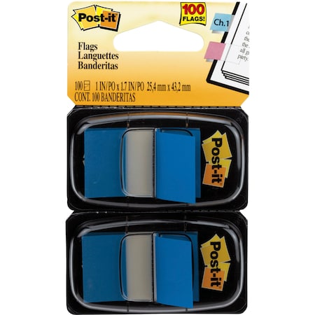 Post-It FLAGS, POST-IT, 1, 100CT, BE PK MMM680BE2